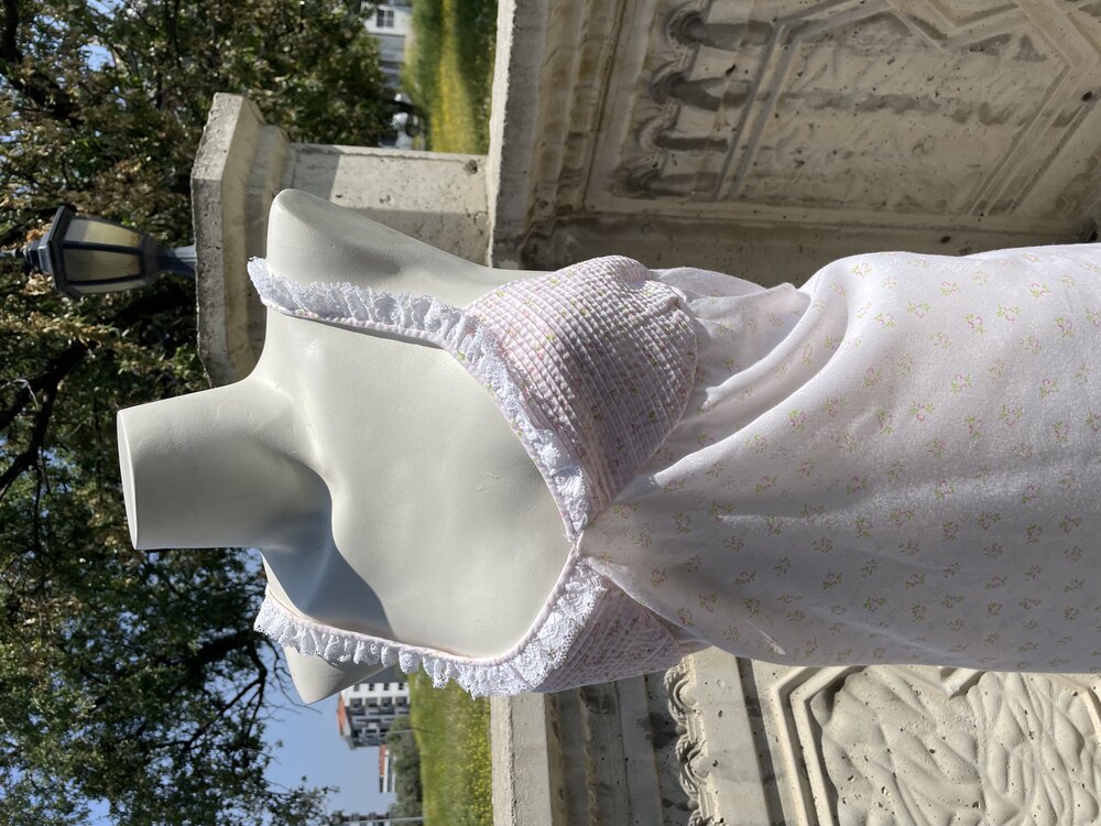 Vintage Floral Gecelik- L