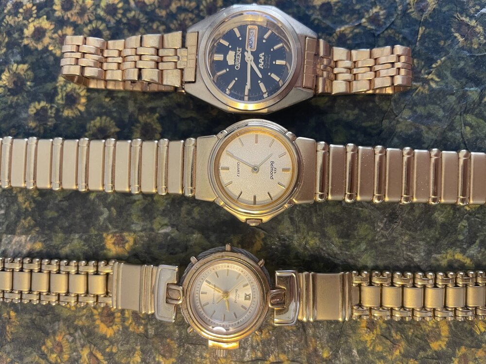 Orient Altın Kaplama Vintage Saat