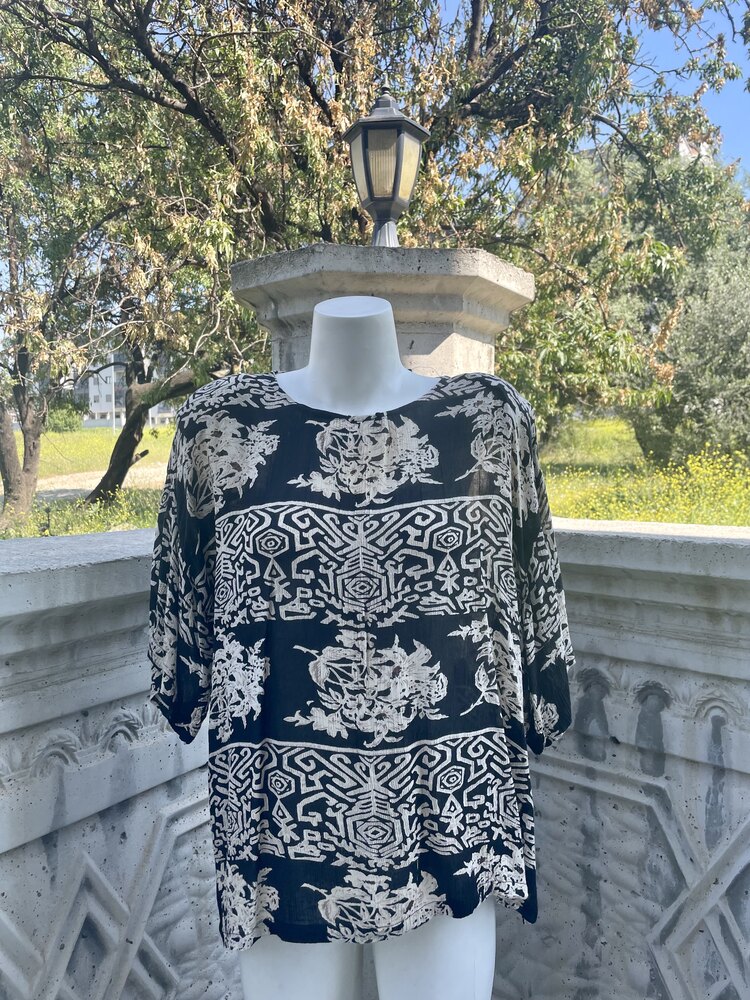 Vintage Otantik Bluz - L
