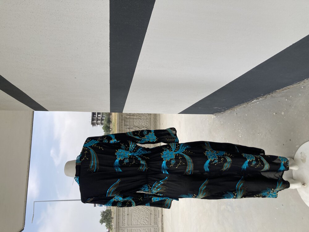 Vintage Pullu Transparan Kimono