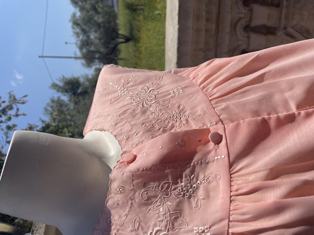 Vintage El İşlemeli Çin Gecelik - L 