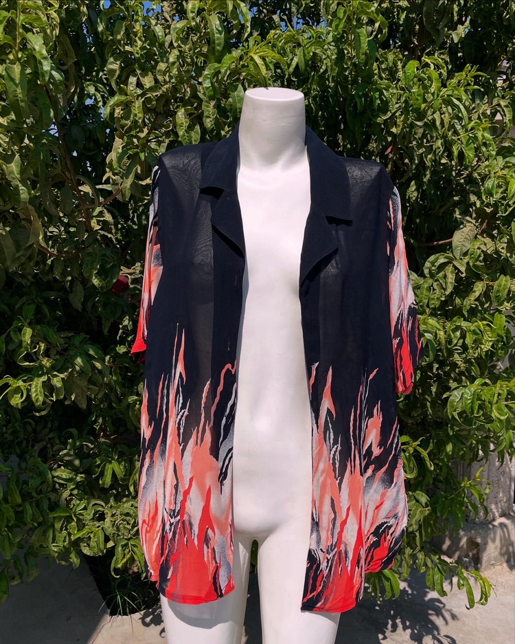 Vintage Kimono Gömlek / L 