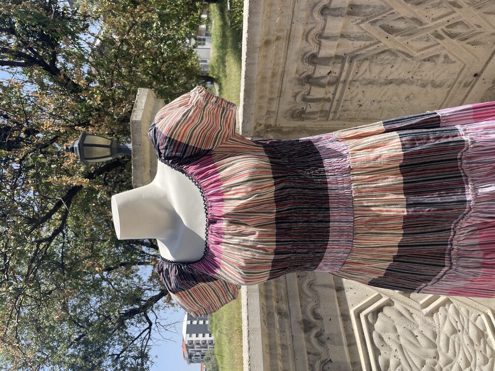 Vintage Elbise- L