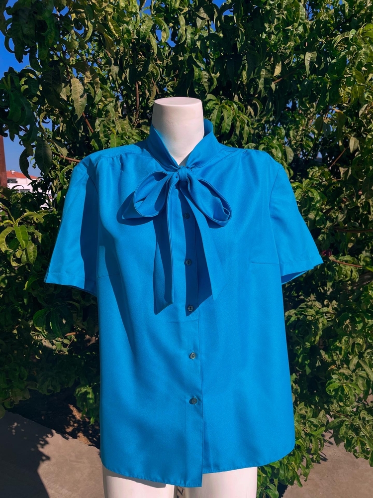 Vintage Bağlamalı Gömlek - L