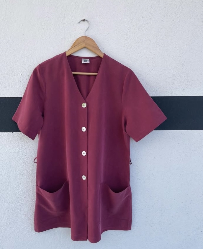 Vintage Cepli Gömlek/ Elbise - M/L 