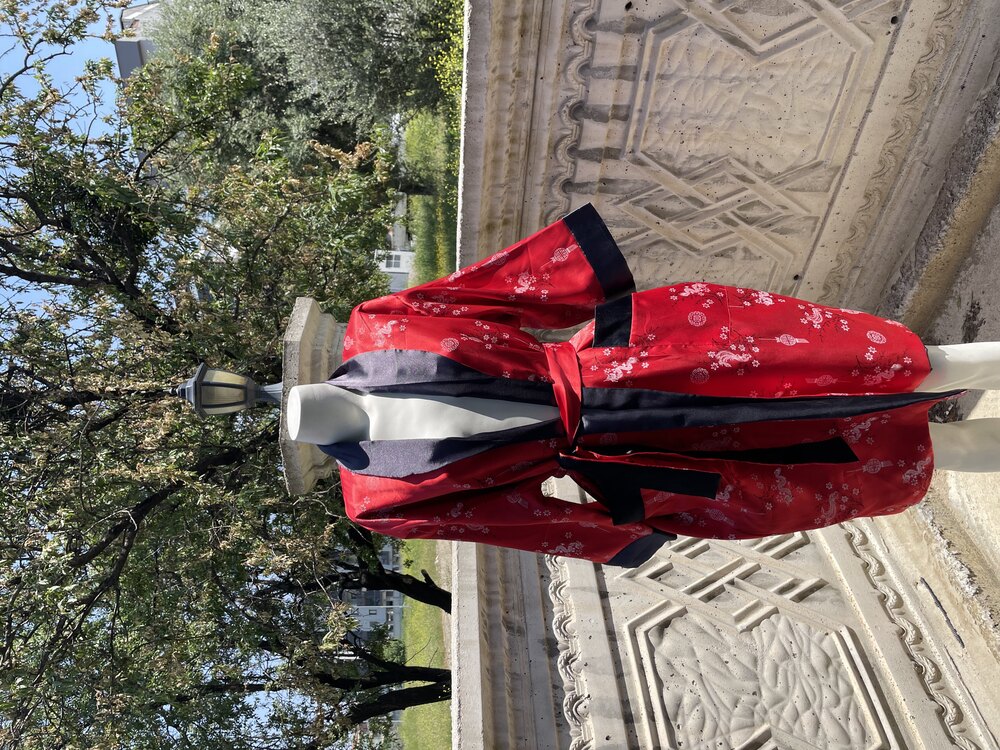Vintage Çift Taraflı Japon Kimono