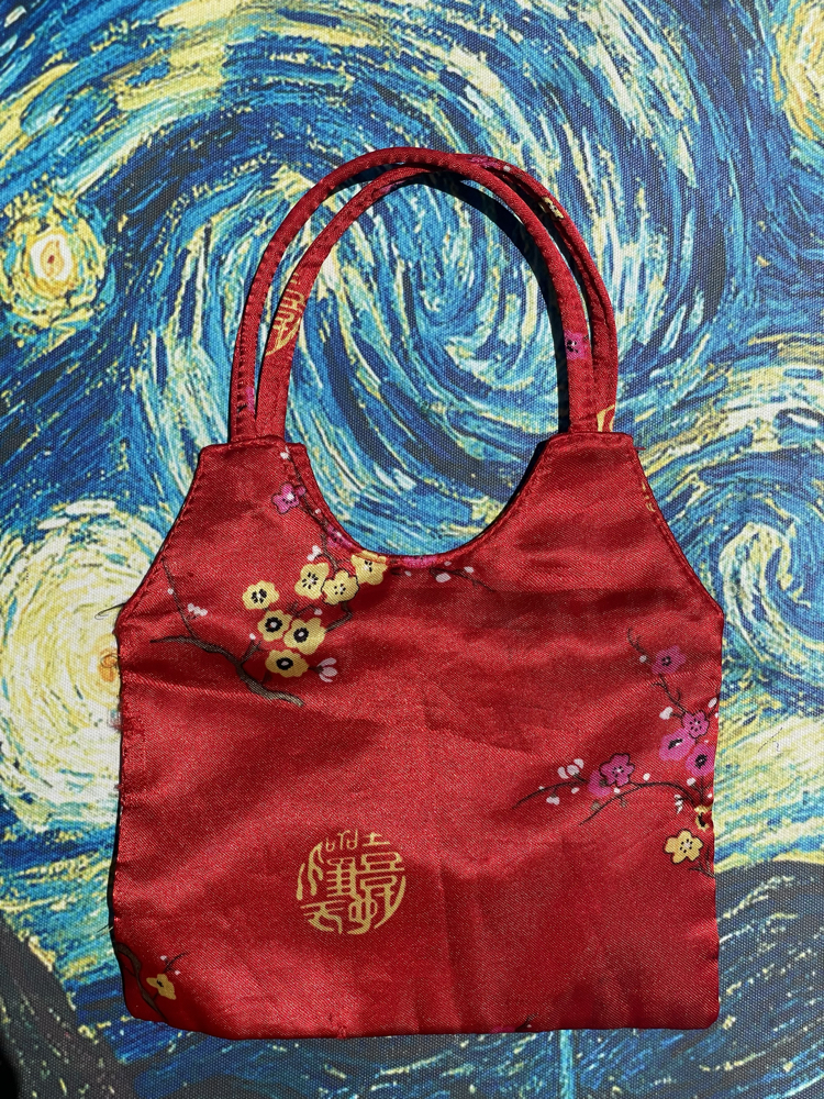 Vintage Saten Japan Çanta