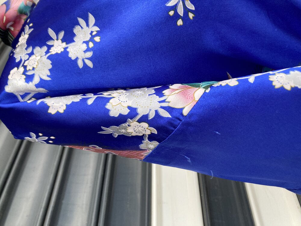 İpek Saten Japon Kimono