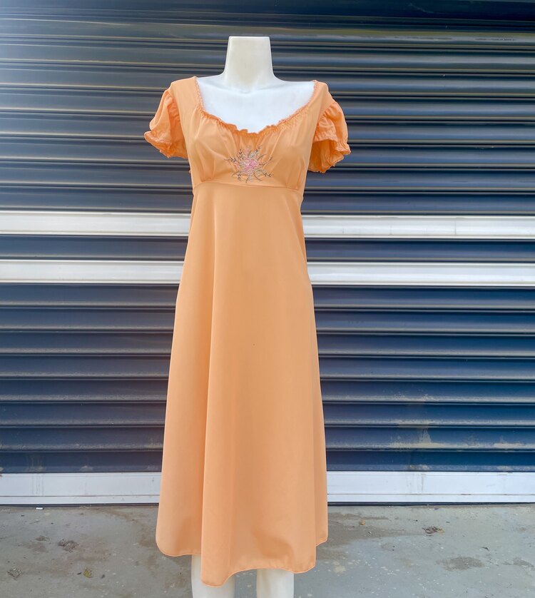 Vintage Polyamid Gecelik - M/ L