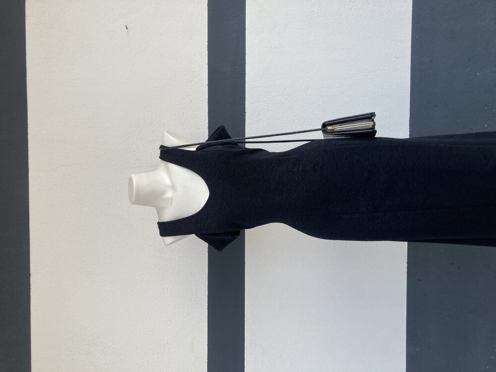 Vintage Siyah Elbise