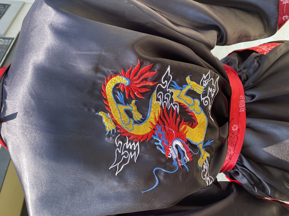 Vintage Çift Taraflı Japon Kimono