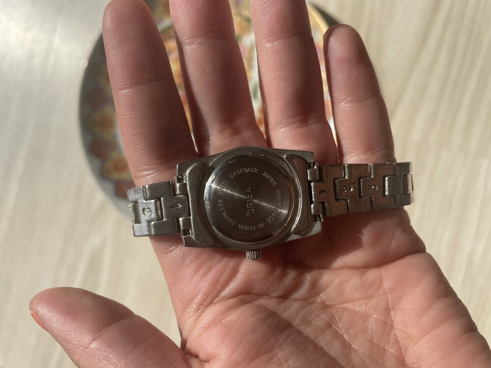Vintage Taşlı Japon Saat