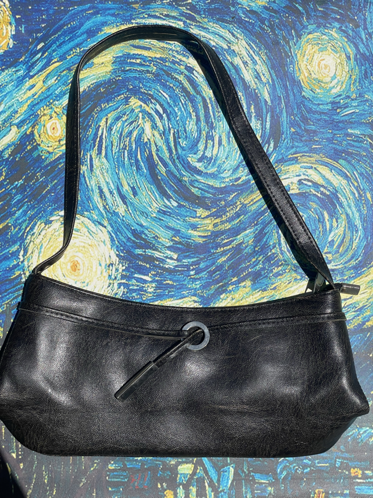 Vintage Koyu Kahve Deri Çanta
