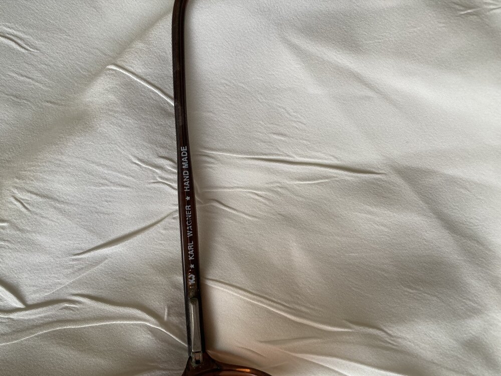 Vintage Karl Wagner El Yapımı Gözlük