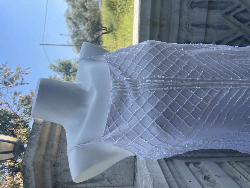 Vintage İşlemeli Bluz - M