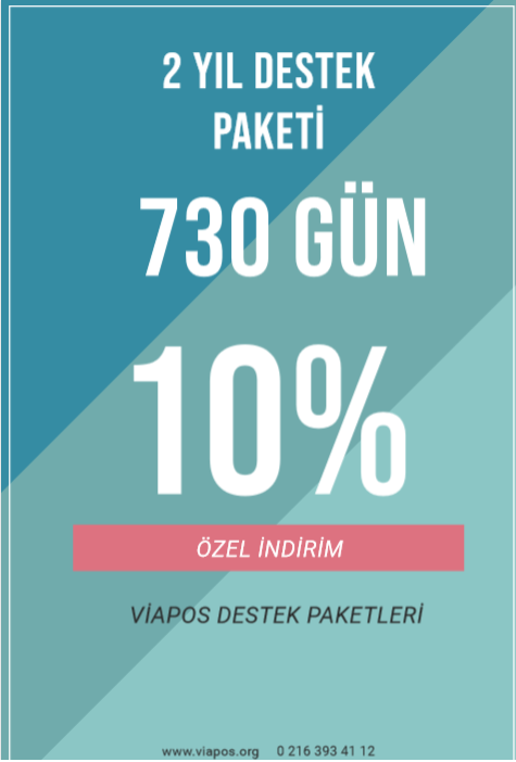 VİA POS 2 YIL DESTEK PAKETİ