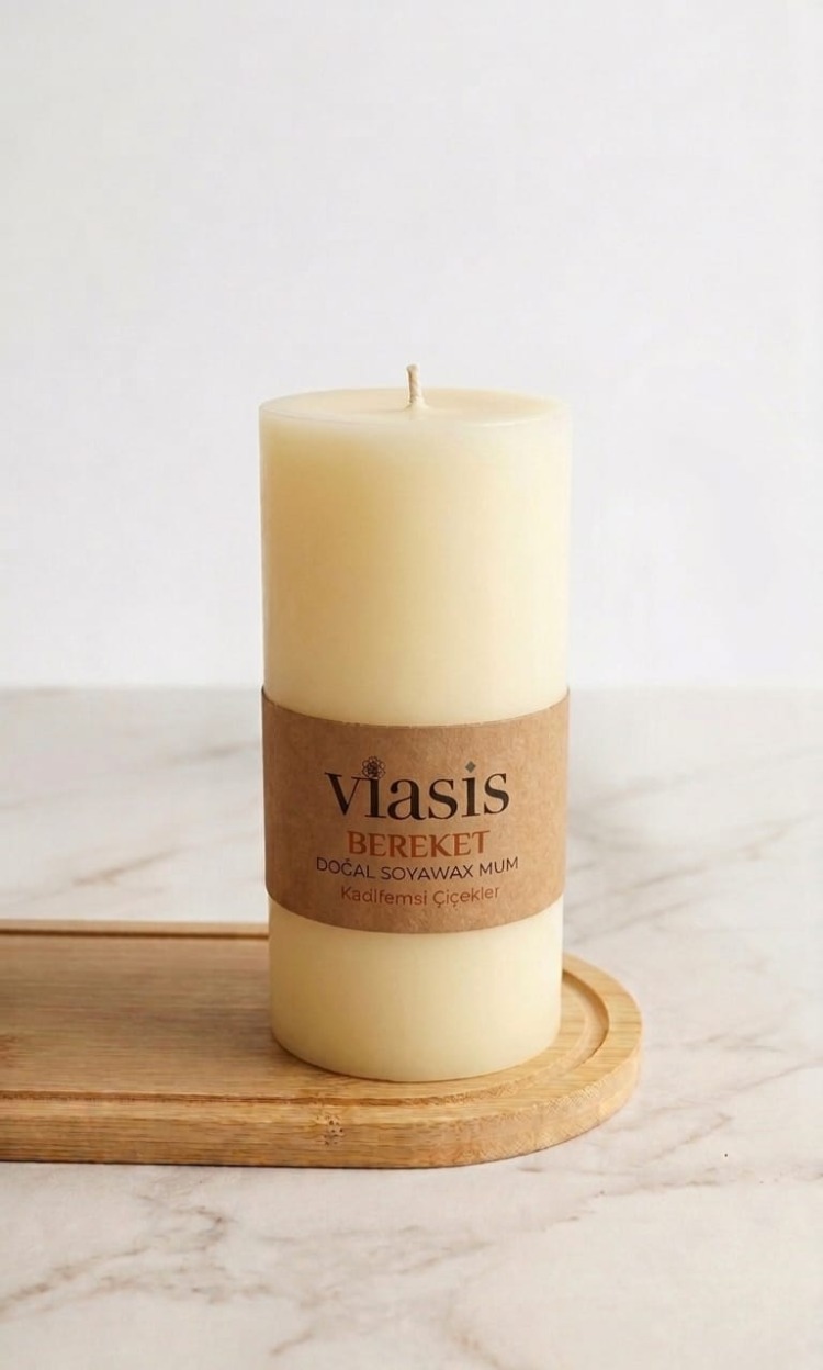 BEREKET Doğal Soya Wax Uçucu Yağlı Baton Mum 520 Gr