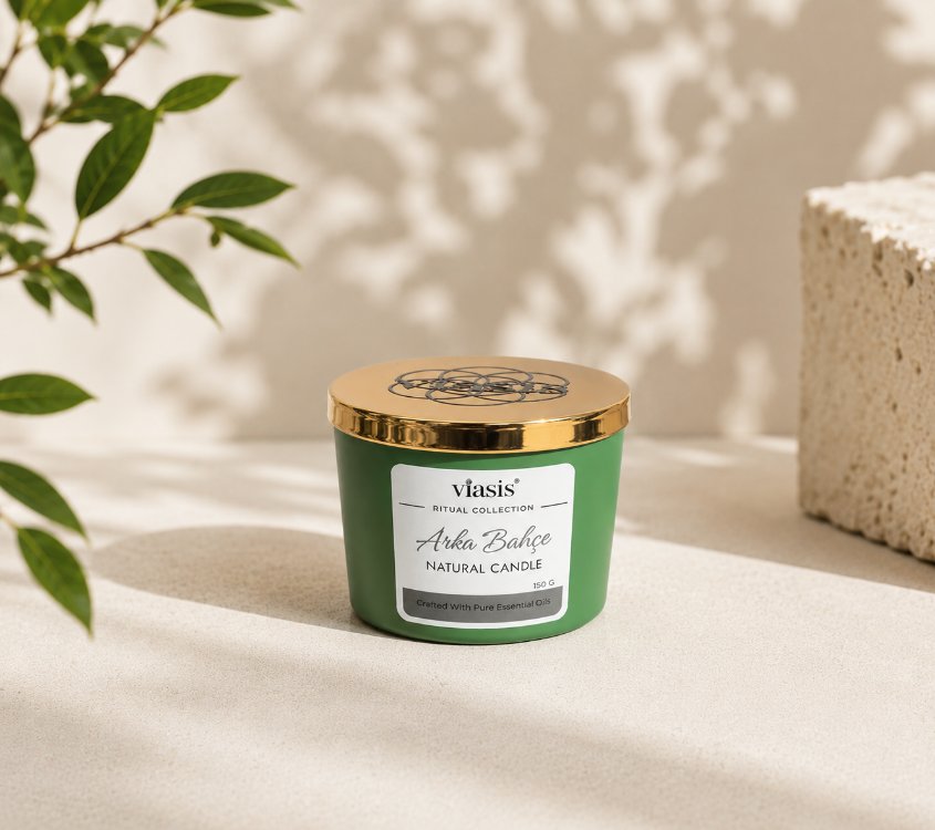 Arka Bahçe 150 gr Doğal Soy Wax Mum | Ritual Collection
