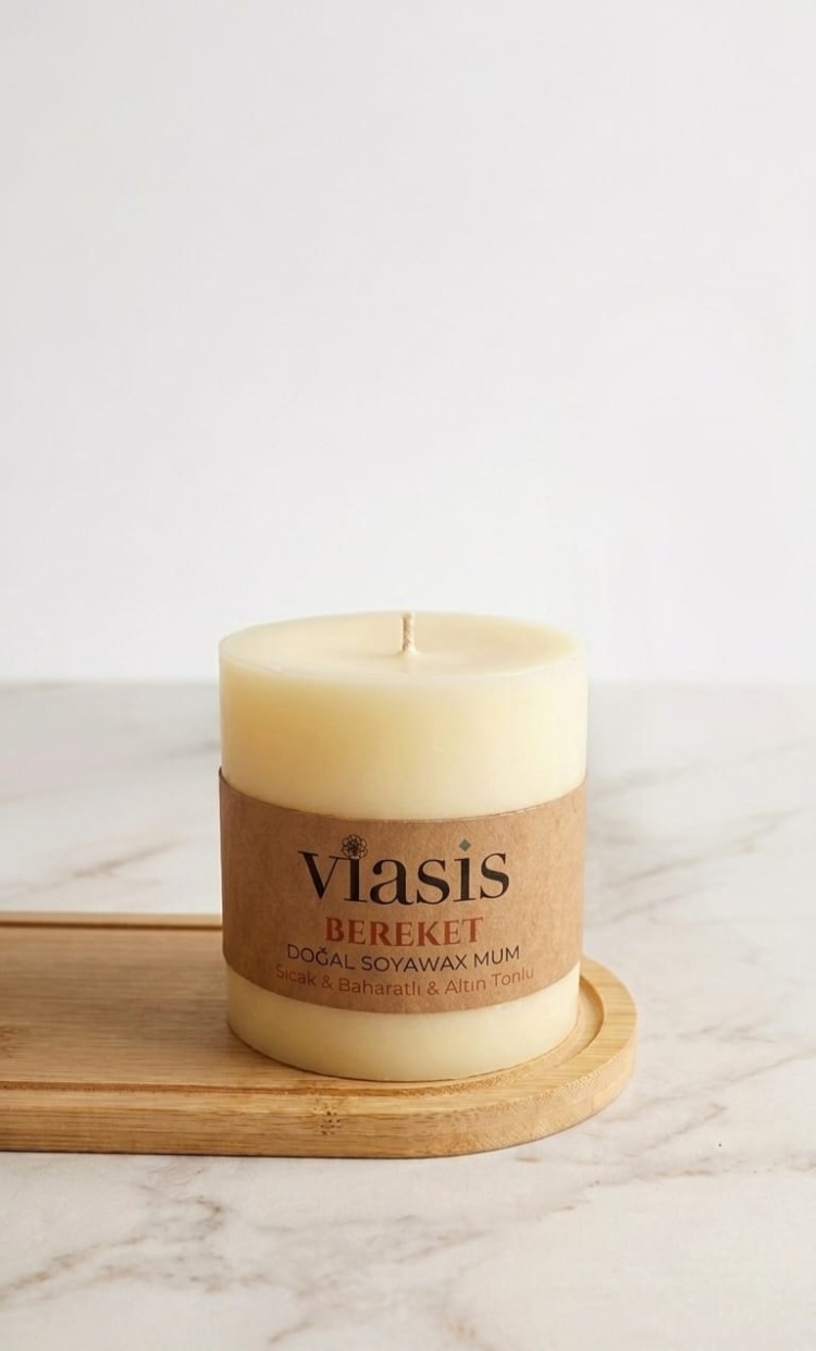BEREKET Doğal Soya Wax Uçucu Yağlı Baton Mum 240 Gr