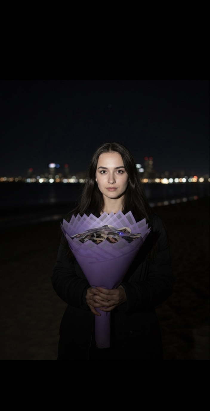 Kişiye özel fotoğraflı anı buketi