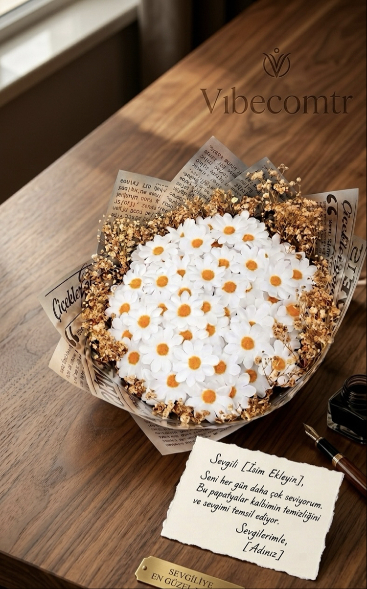 Premium Papatya buketi