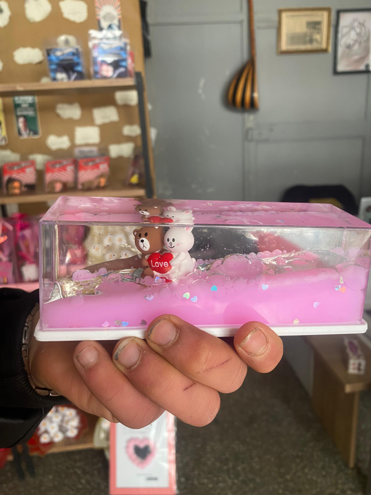 Batmayan ayı ve tavşan pembe
