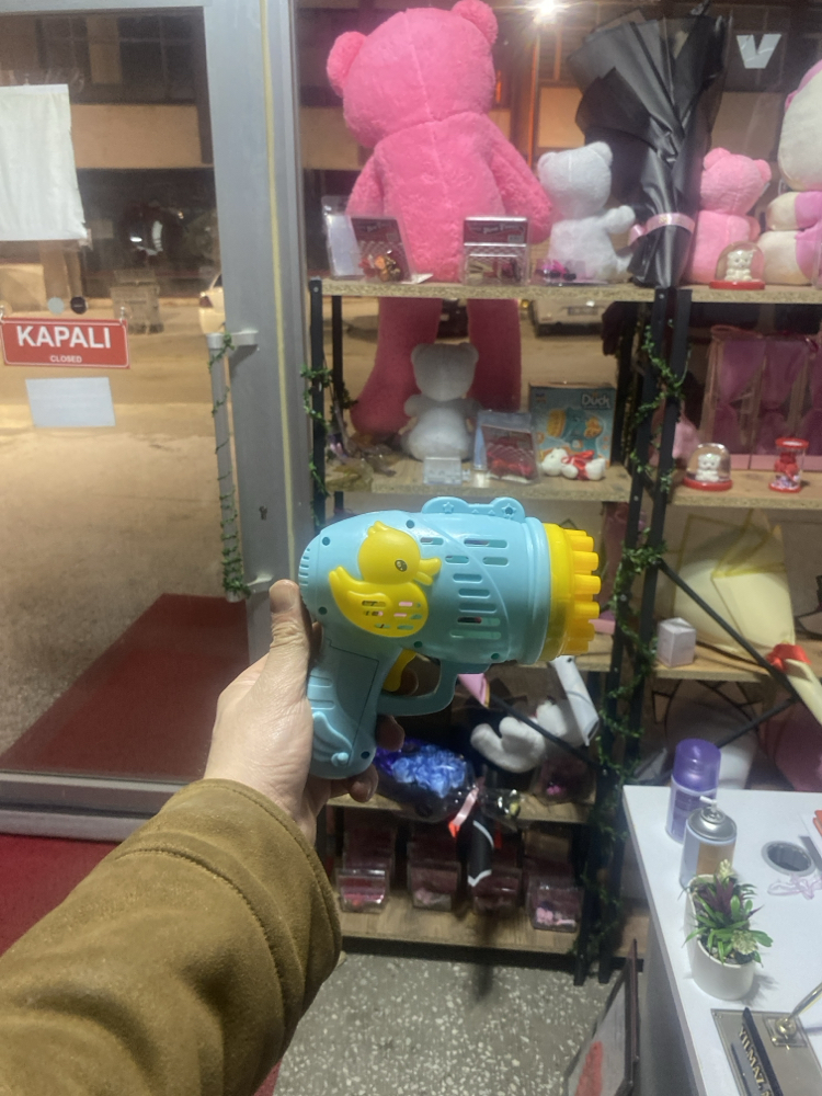 Duck bbuble gun baloncuk tabancası