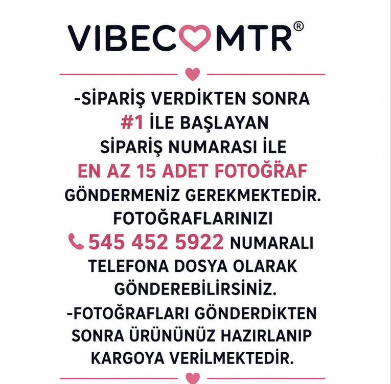 Kişiye Özel Fotoğraflı Buket