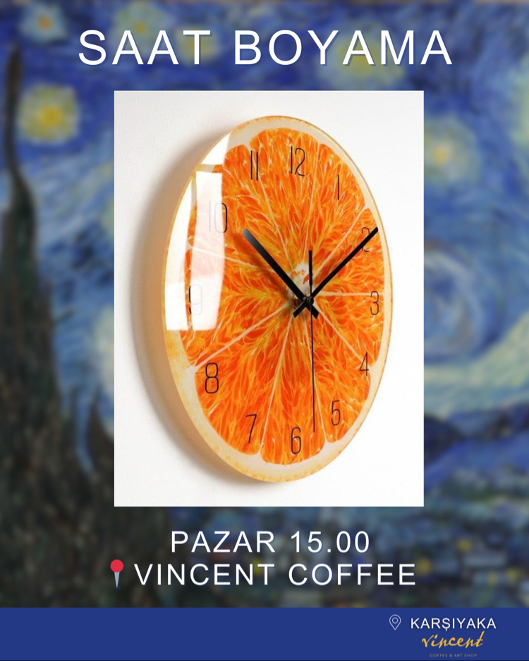 14 HAZİRAN PAZAR 15.00 SAAT BOYAMA /VINCENT COFFEE
