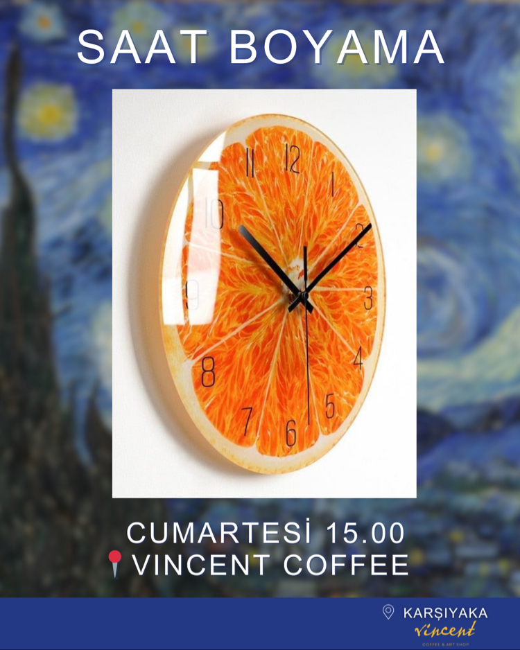 13 HAZİRAN CUMARTESİ 15.00 SAAT BOYAMA/VINCENT COFFEE