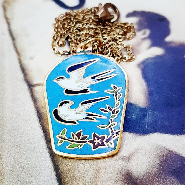 Cloisonne Mineli Kolye