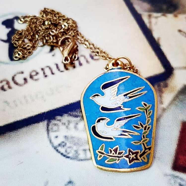 Cloisonne Mineli Kolye