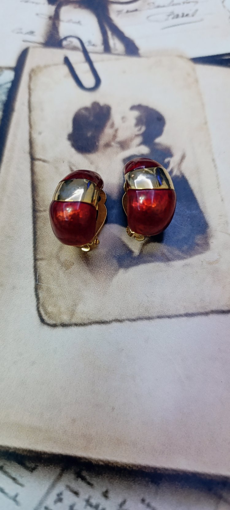 Vintage Mineli Küpe