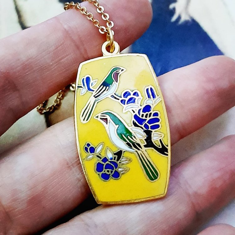 Cloisonne Mineli Kolye