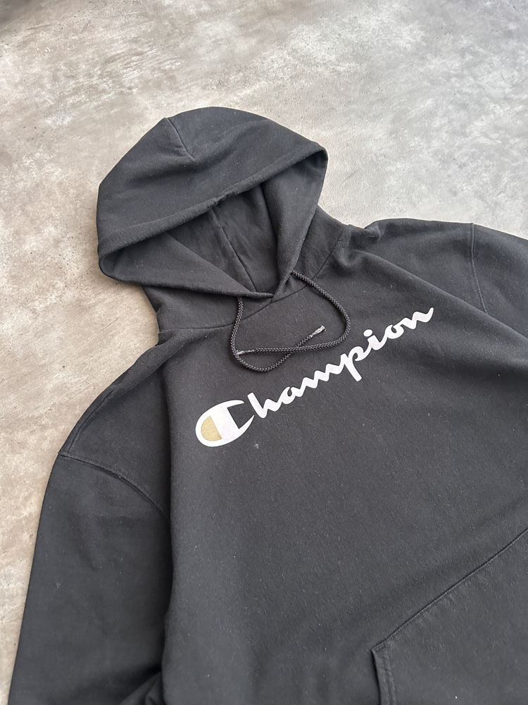 Vintage Champion Big Logo Hoodie (M)