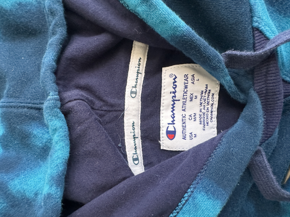 Champion Reverse Weave Tie-Dye Hoodie (M)