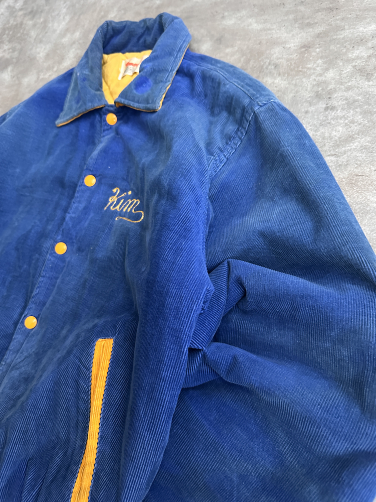 80s/90s Vintage Kadife Kolej Ceketi (M)