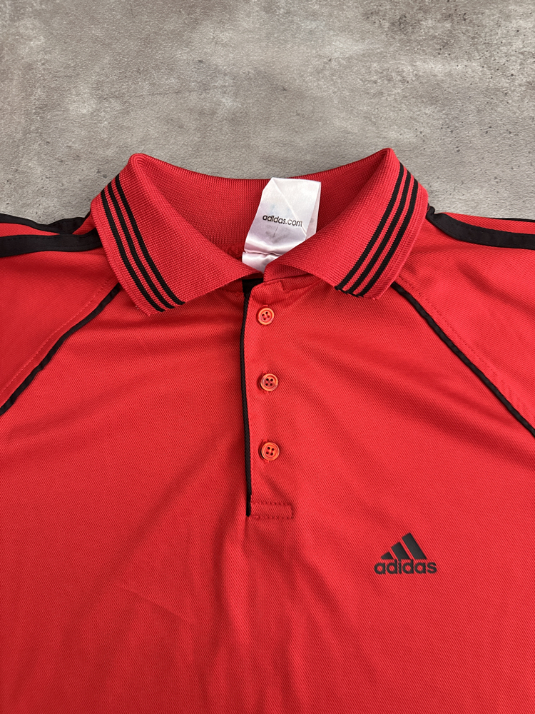 Adidas Orijinal Polo Yaka Spor Tişört (XXL)