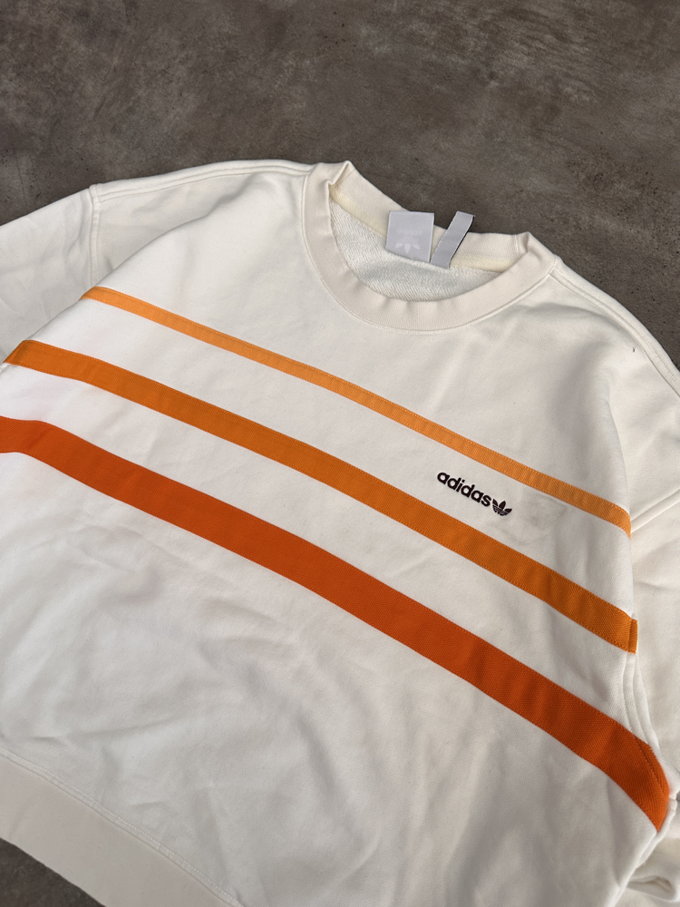 Adidas Orijinal Women Crop Sweat (L)