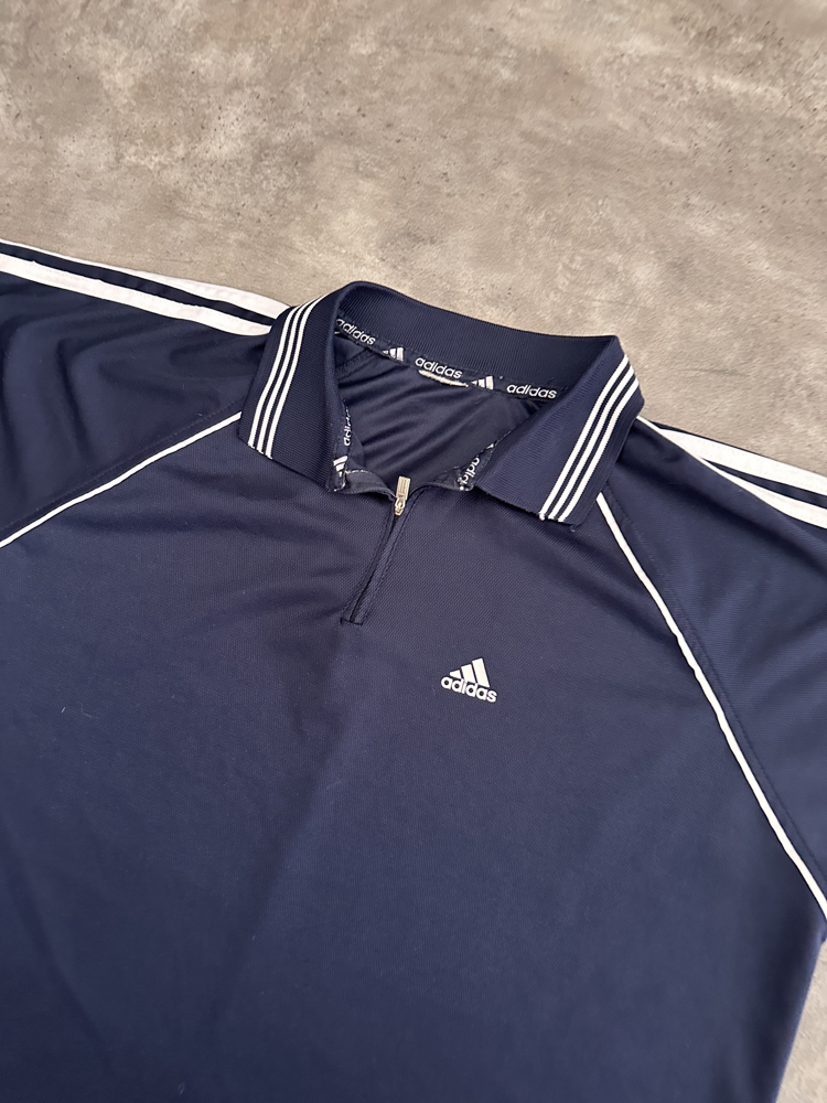 Adidas Orijinal Polo Yaka Spor Tişört (XL)