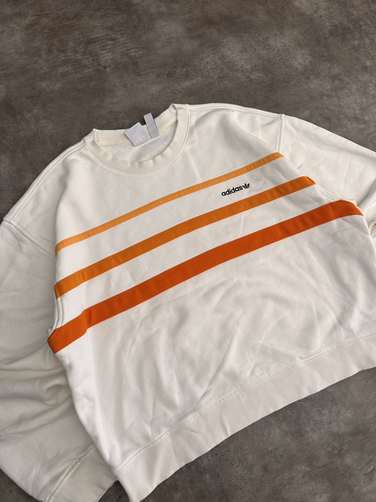 Adidas Orijinal Women Crop Sweat (L)