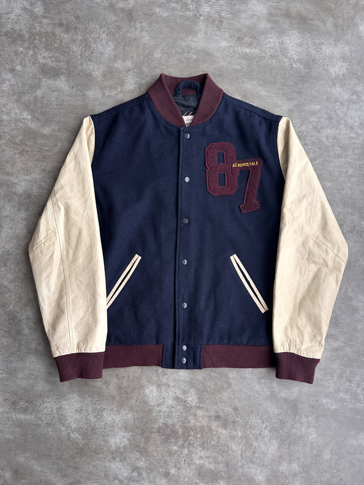 Vintage Aeropostale Varsity Jacket (L)