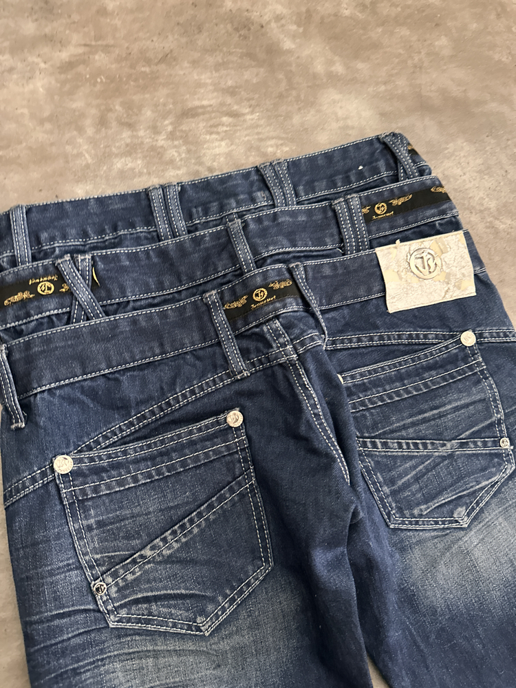 Jeansnet Vintage Tasarım Kot Pantalon