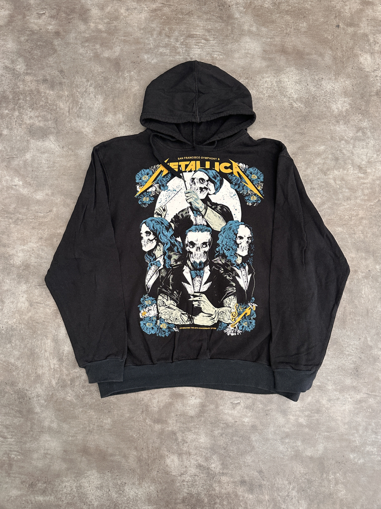 Metallica Vintage Kapüşonlu Sweatshirt (M)