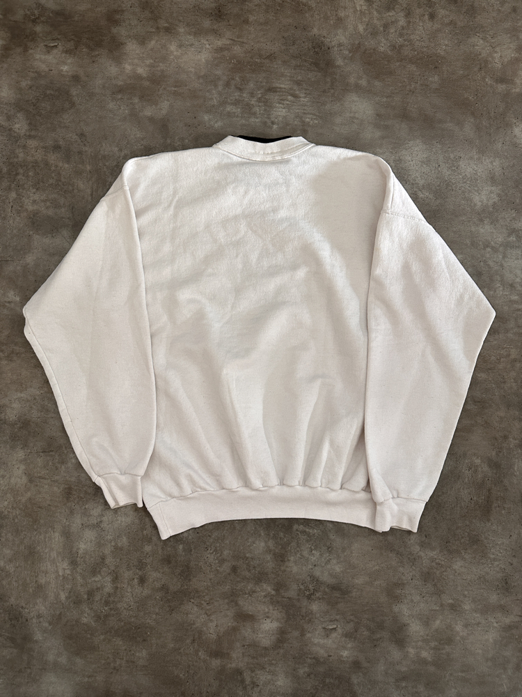 Vintage Kedi Nakışlı Sweatshirt (M)