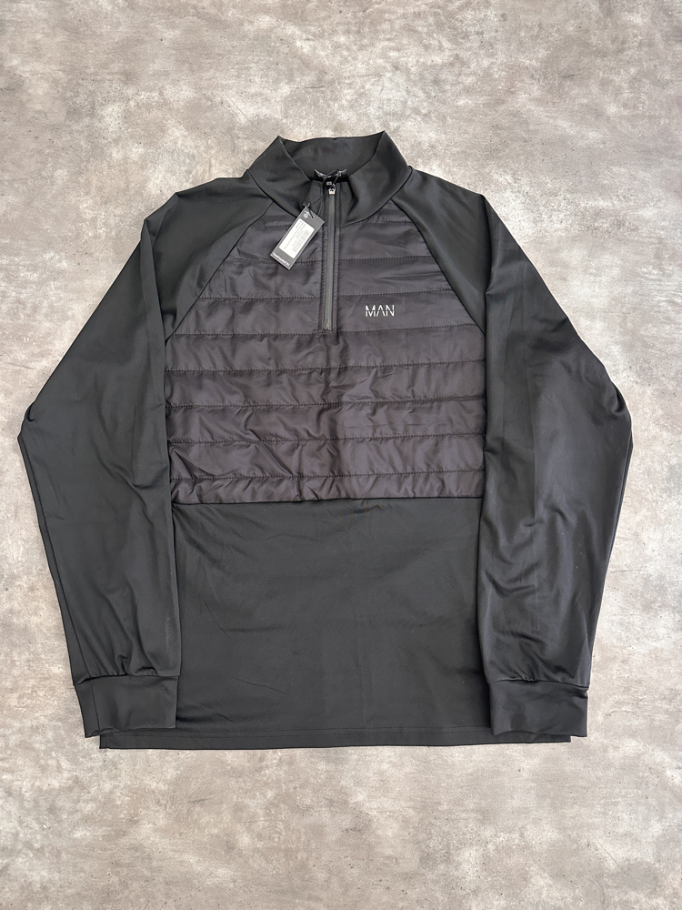 BoohooMAN Etiketli Hibrit Sweatshirt (XXL)