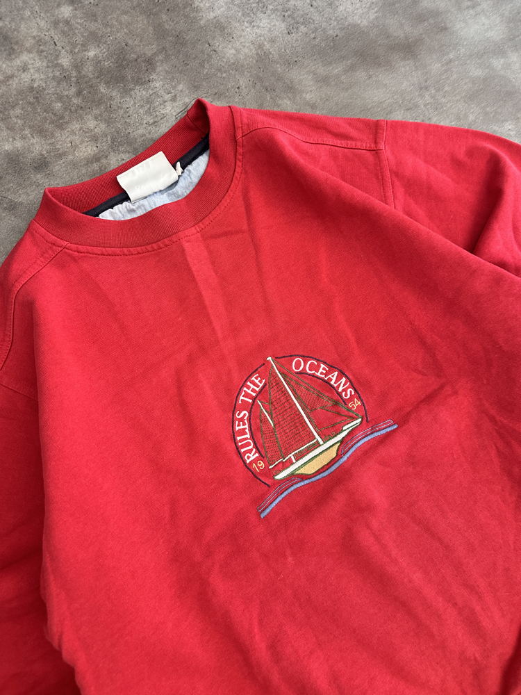 Vintage Oceans Nakışlı Hoodie (S)