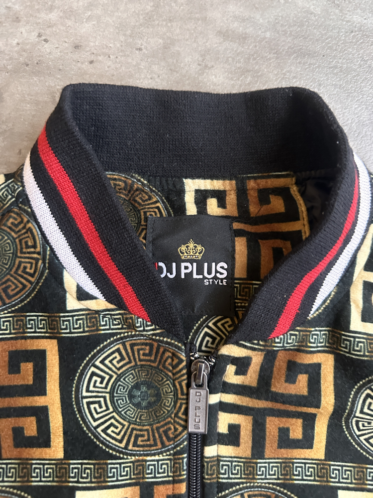 DJ PLUS Barok Desenli Bomber Ceket (M)