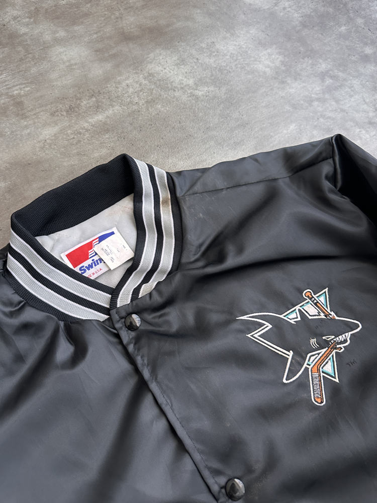 Vintage NHL Sharks Bomber Ceket ( M) 