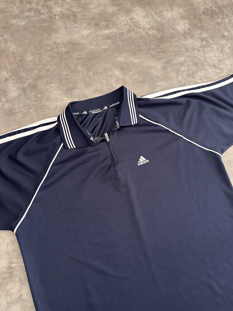 Adidas Orijinal Polo Yaka Spor Tişört (XL)